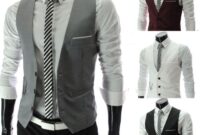 Men's dress shirt and vest combo