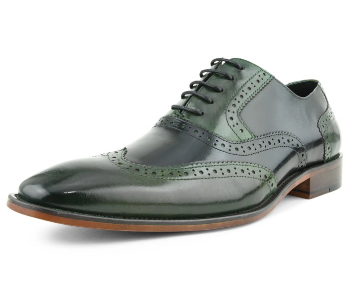 Mens olive green dress shoes