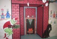 How to make grinch door decoration