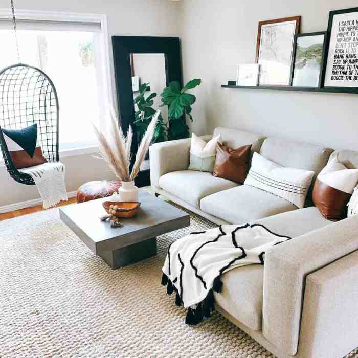 How to decorate a cheep sheek living room