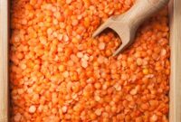 How to cook red split lentils indian style