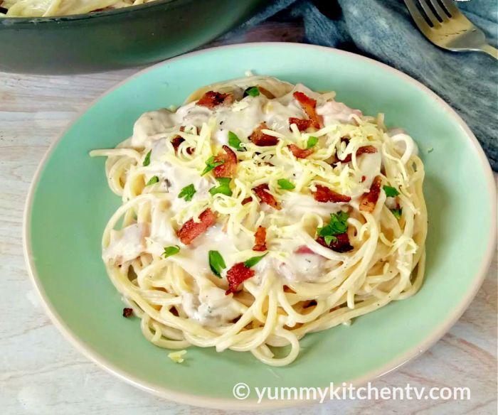 How to cook carbonara sauce pinoy style