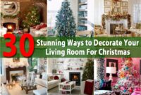 How to decorate living room for christmas party