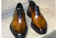 Mens tan leather dress shoes