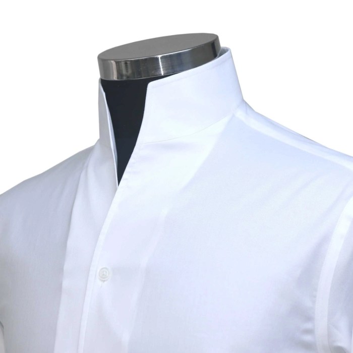 High collar dress shirts for men's