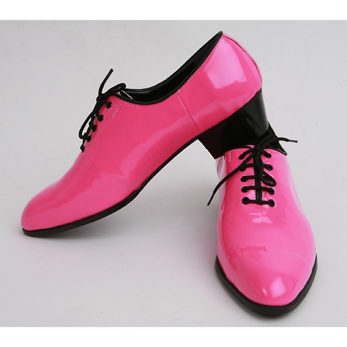 Pink mens dress shoes