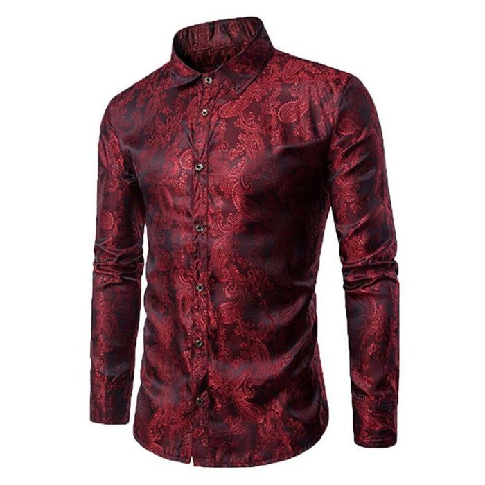 Printed dress shirts for mens