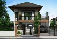 Desain warna rumah 2 lantai modern