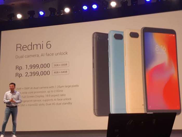 Harga hp xiaomi a6