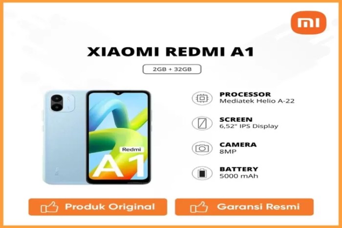 Harga hp xiaomi mi a1 second