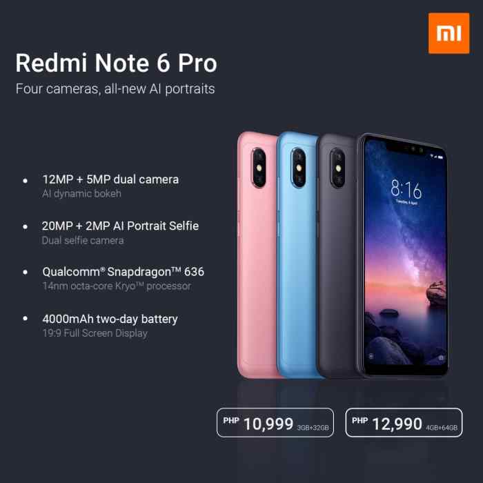 Harga hp second xiaomi redmi 6