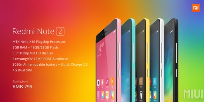 Harga hp bekas xiaomi note 2