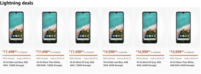 Daftar harga hp xiaomi 3a